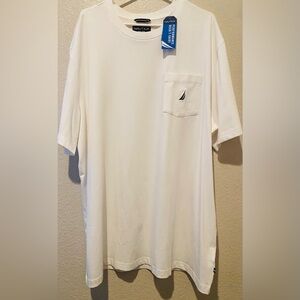 Nautica Performance Deck T-Shirt in White